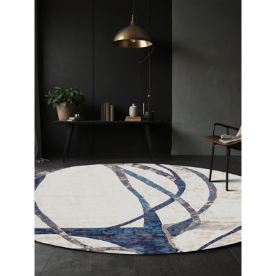 Machine Washable Grey Area Rug