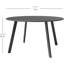 Table basse ronde en acier pour patio, grande table d'appoint extérieure résistante aux intempéries, l 27,5 po x P 27,5 po-995157207