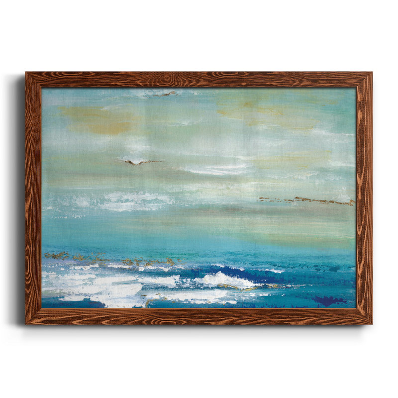 «Distant Horizon», peinture sur toile encadrée, H 31,5 po x l 23,5 po x P 1,5 po, Érable