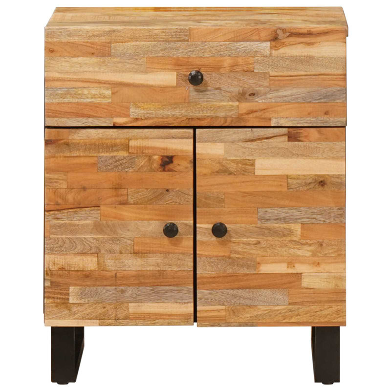 50cm W Solid Wood Bedside Table