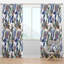 Fantasy Flowers Paisley Semi-Sheer Thermal Rod Pocket Single Curtain Panel-1034785843