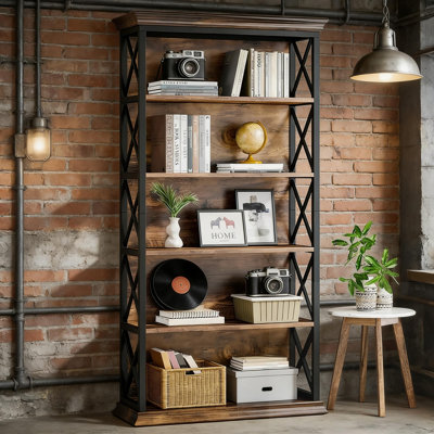Bibliothèque autoportante à 5 niveaux