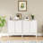 Buffet Cabinet With Doors And Adjustable Shelves-2043819305