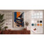 Grand Piano in Blue Mid-Century 1 Piece Wrapped Canvas Wall Art-1306178487-1306178508