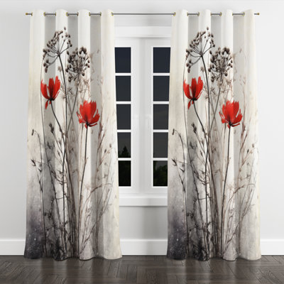 Andraea - Traditional Blackout Grommet Curtain - 1 Panel