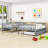 Keyonah Twin Over Full Wood Bunk Bed With Trundle, Convertible Ladder And Guardrail-1024792925