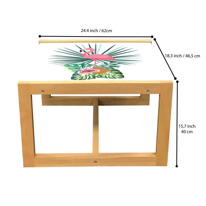 Hildeberto Sled Coffee Table, 40cm H x 46.5cm W x 62cm D