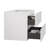 Wall Mount Bathroom Vanity WITHOUT Basin, White Color, With Two Drawer, Pre-Assembled-118611556
