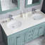 Lavabo en céramique rouille pour salle de bain - Sous-comptoir ovale, blanc, chauffant, teint, rayé avec trop-plein, lavabo encastré, antitache, résistant aux taches,