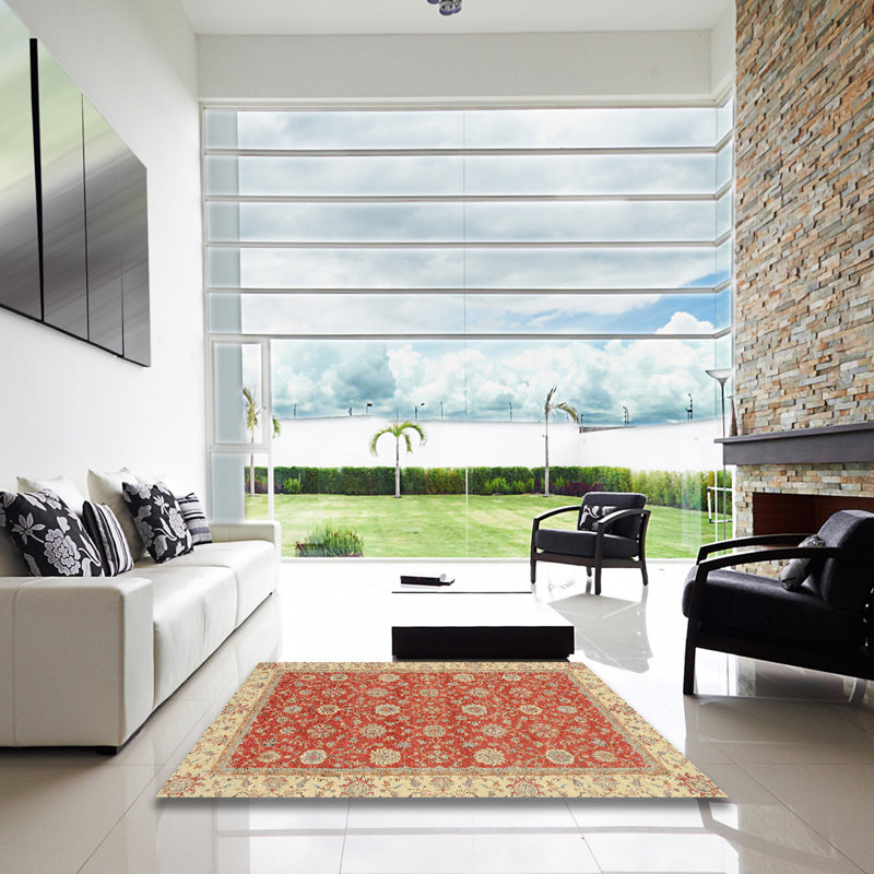 Abstract Indoor Rug, Square 3'