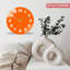 Horloge murale 12 po ronde en verre trempé avec mouvement à quartz silencieux-2002074880-2003254471