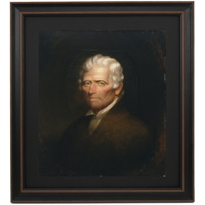 Framed Daniel Boone By Chester Harding