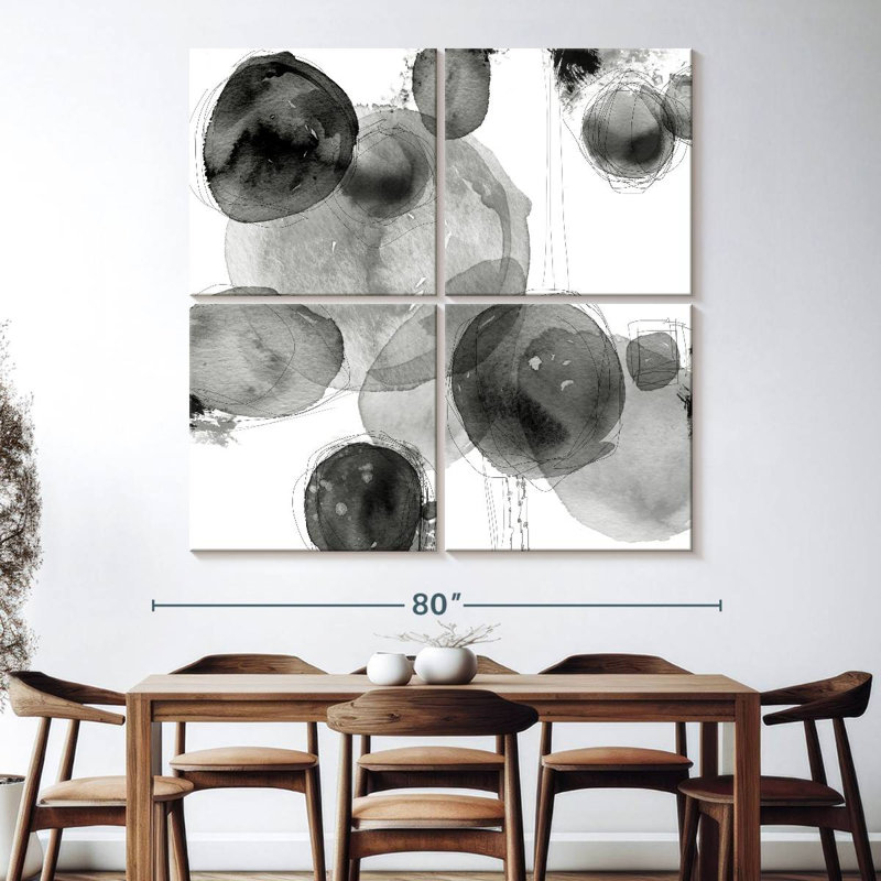 Droplets, 74" H x 74" W