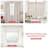 Windowpane Plaid Linen Textured Small Window Valance for Kitchen Bedroom Light Filtering Valance-589947198