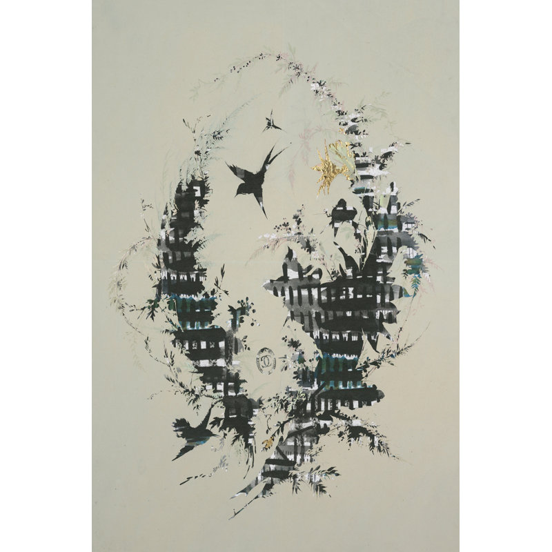 19Th Century Design And Birds II by Lori Arbel - Wrapped Canvas Painting, 46cm H x 30cm W x 3.8cm D