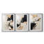 ABSTRACT Series DV III - Impression encadrée de qualité supérieure sur mesure mat - 3 pièces