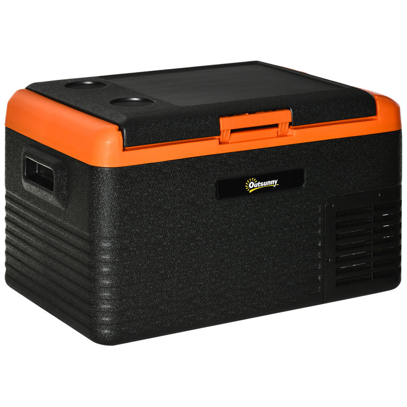 Outsunny 1,28 pi³ Réfrigérateur autoportant avec congélateur