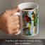 Oiseaux de chant préférés 15 oz. Tasse décorative en céramique