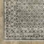 Tapis oriental rectangulaire en polyester tissé à la machine beige / gris Emerence-768477087