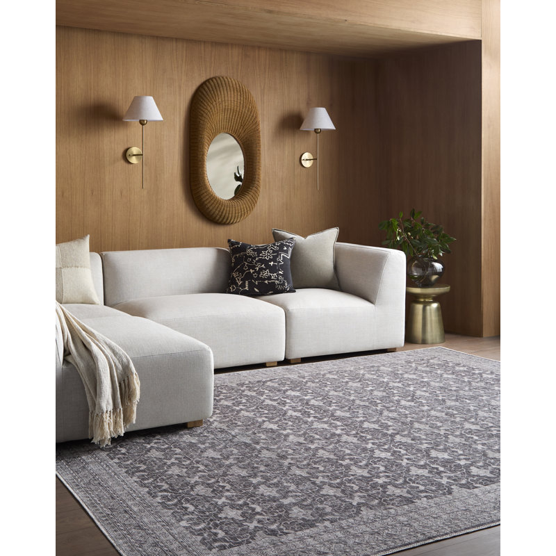Tapis intérieur / extérieur Galey Alix x Livabliss Brodie, Rectangle 6'7" x 9'