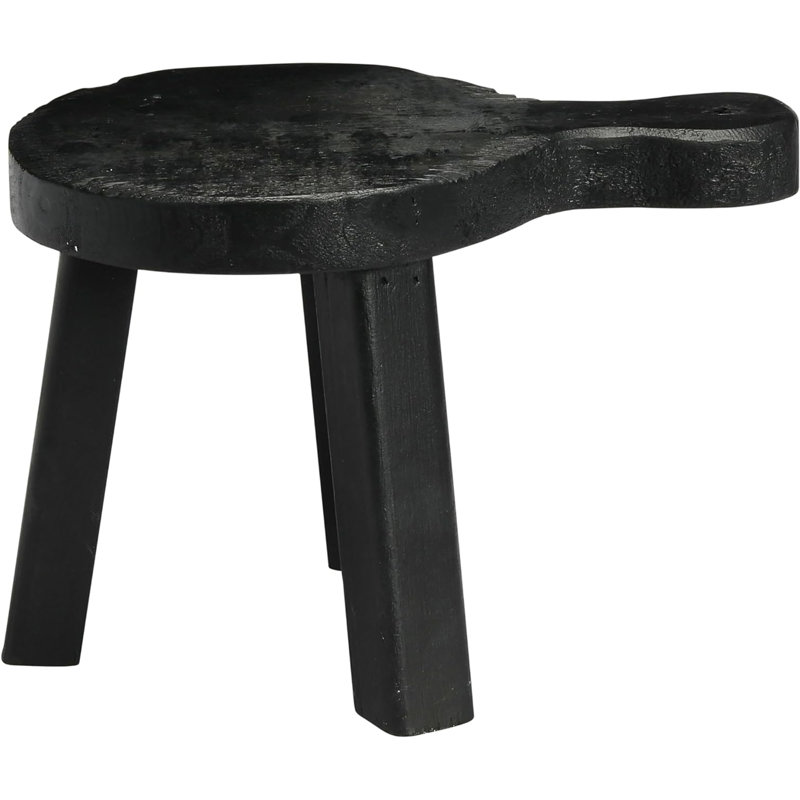Piédestal en bois multifonctionnel avec poignée, conception unique, adapté à divers cas de figure, Noir