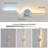 Heidamos 34.25" W Dimmable LED Flush Mounted Wall Sconce 