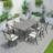 Rosenell 2 - Person Rectangular Outdoor Dining Fixed Flex Comfort Chair