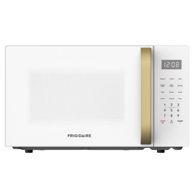Frigidaire 1.1 Cu. Ft. 900 Watt Countertop Microwave Oven with 10 Power Levels, 8 Auto Cook Menus, Auto Defrost, Child Safety Lock, White