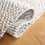 Irish Chain Hand Woven Area Rug-126904756