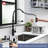 GIMILI  Touchless Kitchen Faucet with Pull Down Sprayer Motion Sensor Smart Hands-Free Activated Single Hole Spring Faucet for Kitchen Sink-108625707