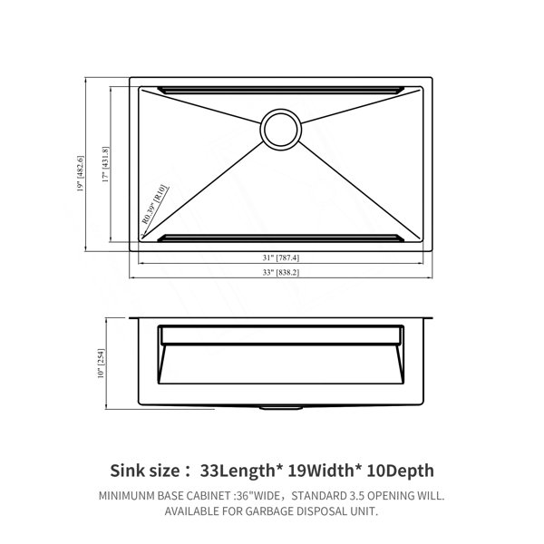 Dimensions du produit
