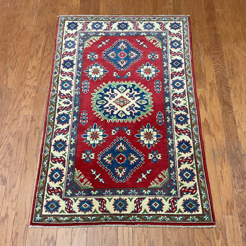 Handmade Kazak Wool Rug