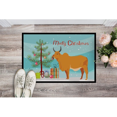 SantaMonica Non-Slip Christmas Outdoor Doormat