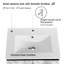Meuble-lavabo mural simple 24 po Chlores