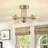 3-light Modern Sputnik Seeded Glass Globes Semi Flush Mount-1702270519