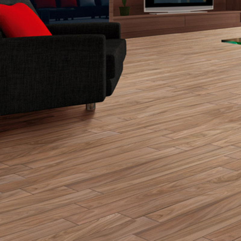 Naturalia - Carrelage mural en porcelaine de 6 po x 39 po aspect bois italien