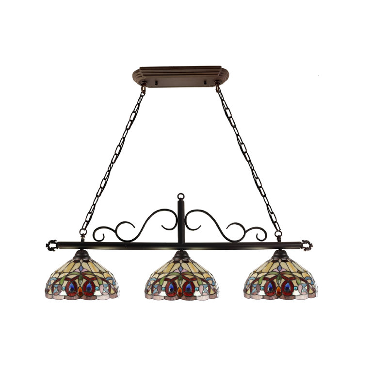 Luminaire suspendu pour îlot de cuisine 3 lumières