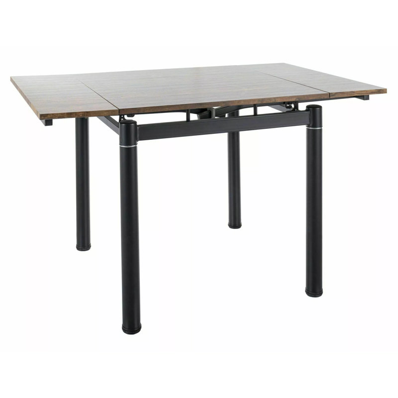 Aigne Metal Base Dining Table, 75cmH x 80cmL x 80cmW
