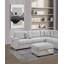 Ensemble de salon modulaire avec repose-pieds en L 3 pièces Living-121052133