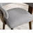 Modern 5-Piece Oval Brown Dining Set With Upholstered Chairs With Backrest And Armrests, Fit For 4 People-513743667