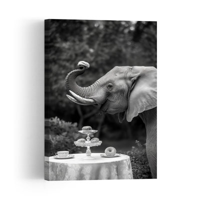 Elephant Tea Party Wall Art Print