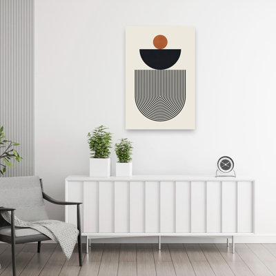 Reproduction d'art mural moderne abstrait moderne en terre cuite