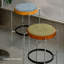 Chaise d'appoint verte sans dossier (ensemble de 2)-2055728337
