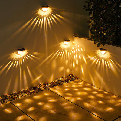 Solar Powered Integrated LED Deck Light Pack
