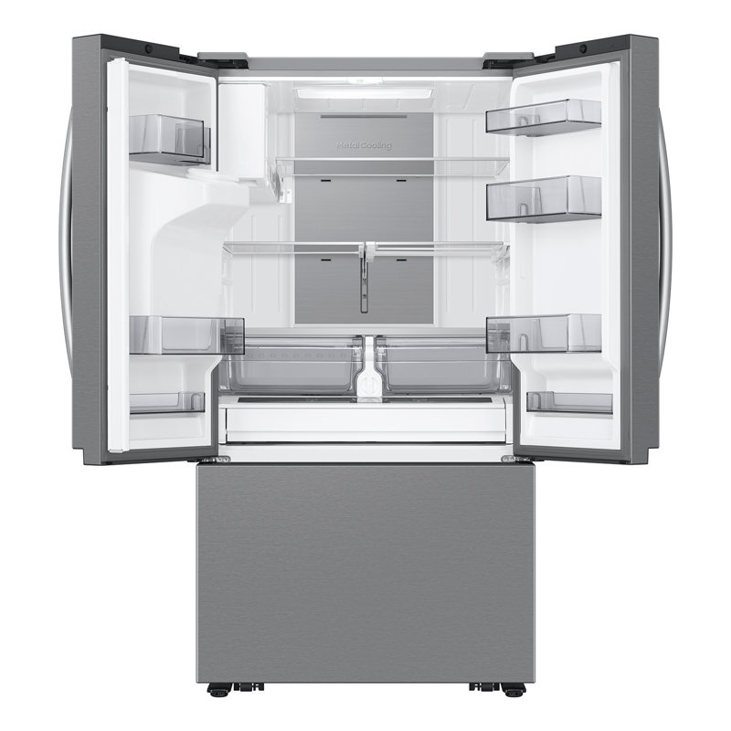 Samsung 30 cu. ft. Mega Capacity 3-Door French Door Refrigerator with Family Hub™ in Fingerprint Resistant Stainless Steel