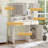 Sophisticated Vanity Desk With Multifunctional Storage And Adjustable Lighting-251142218