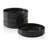 Stone Lain Celina Stoneware 4 Piece Pasta Bowl Set, Home Kitchen Utensils, Black