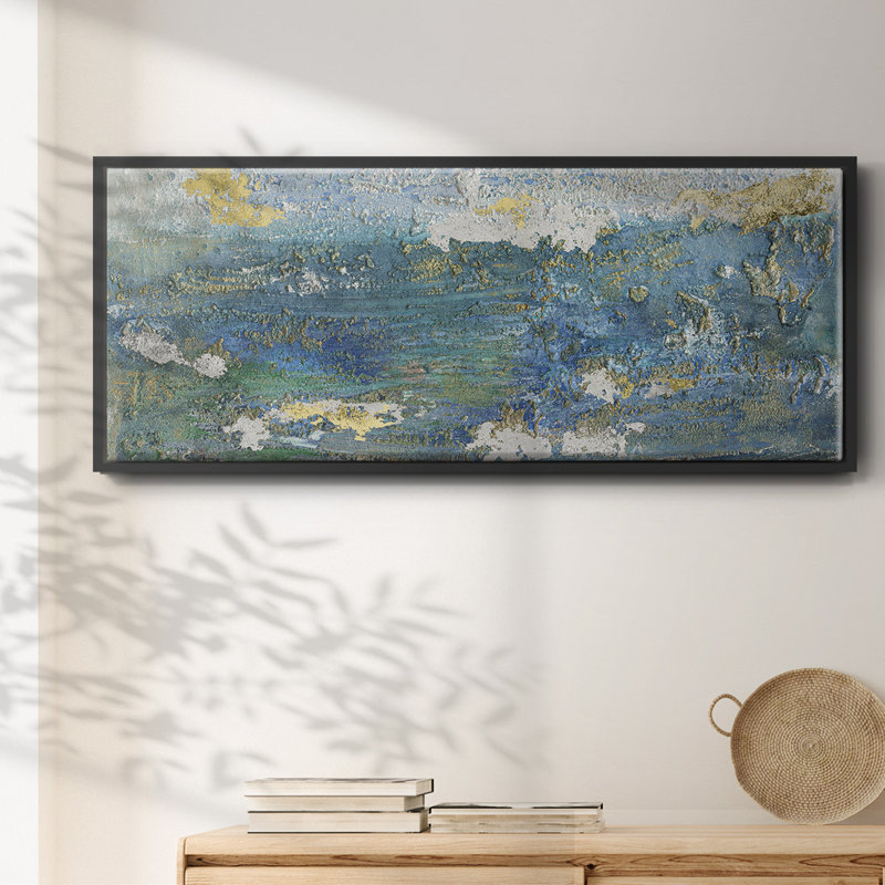 Sparkling Sea I- Framed Canvas