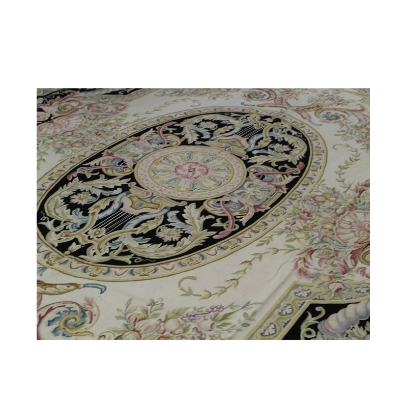 Aubusson Renaissance Wool Oriental Area Rug