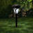 Brown Solar Powered Integrated LED Metal Pathway Light Pack